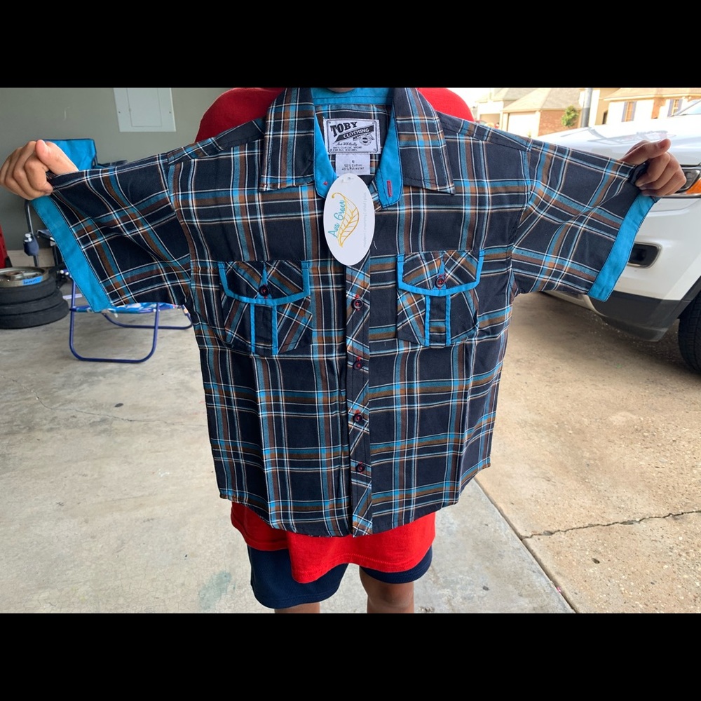 Boys button down shirt